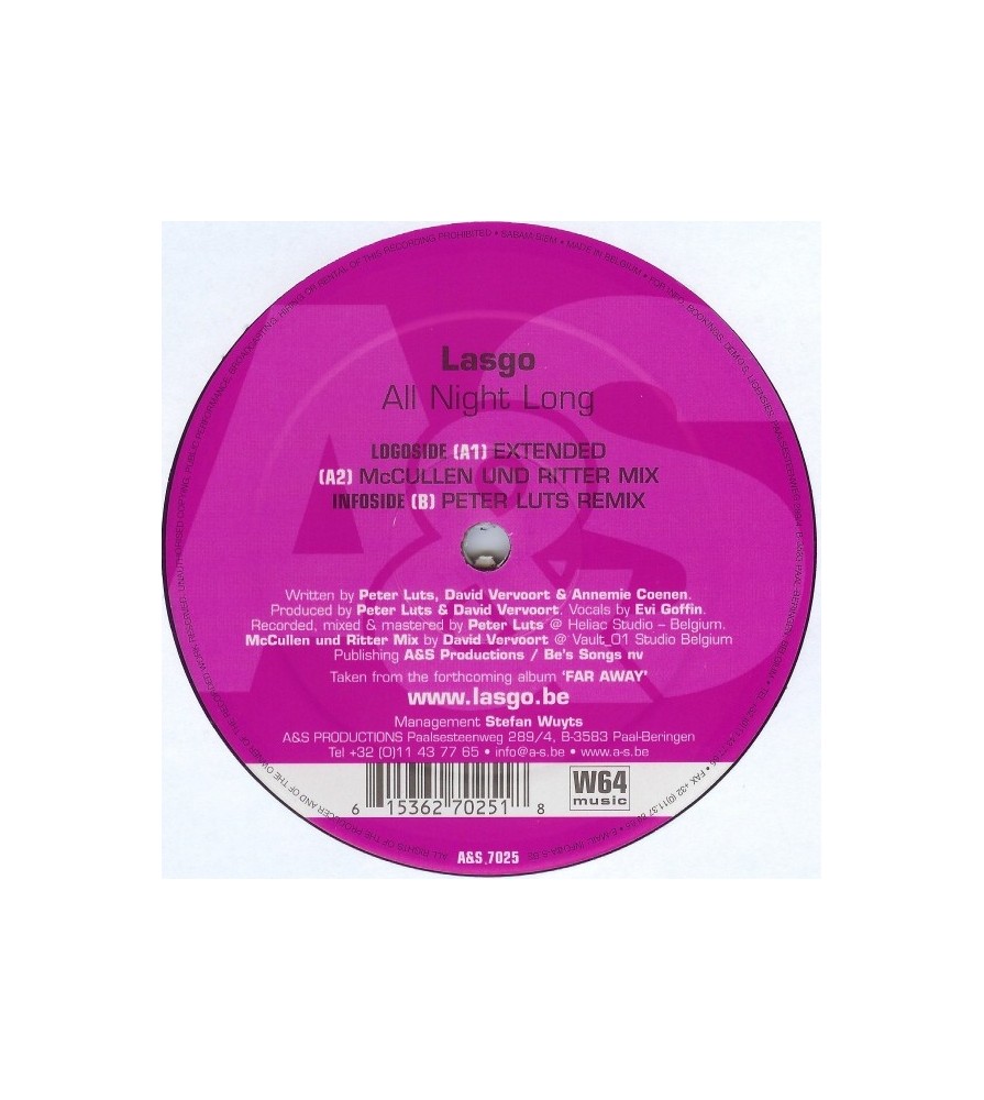 Lasgo - All Night Long(TEMAZO ALFREDO PAREJA¡¡¡ BUSCADISIMO¡¡)