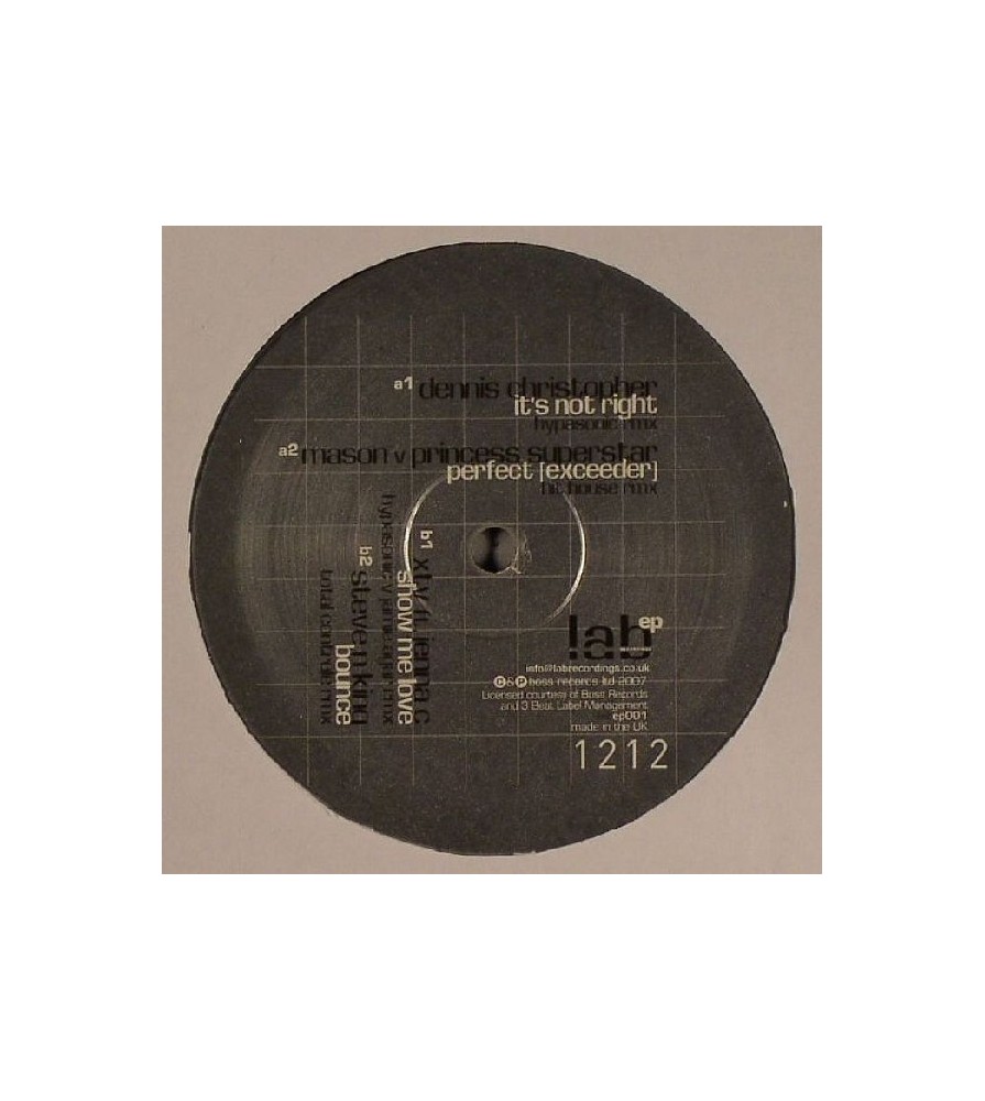  Lab Recordings EP1  (TEMAZOS BUMPIN¡¡)