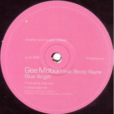 Gee Motion Feat. Becky Rayne ‎– Blue Angel 