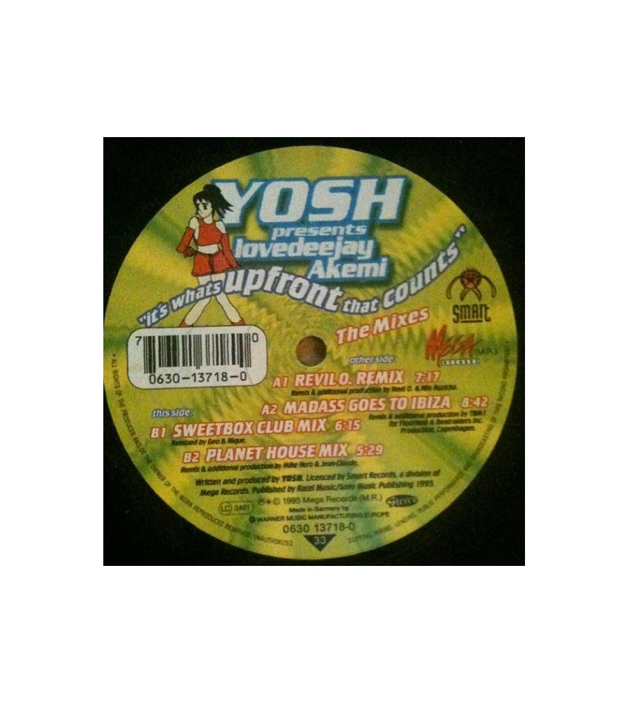 Yosh Presents Lovedeejay Akemi - It's What's Upfront That Counts (The Mixes)