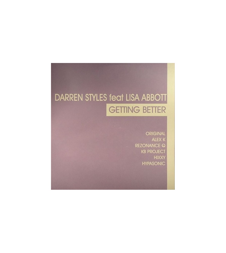Darren Styles Feat Lisa Abbott ‎– Getting Better (DISCO DOBLE.TEMAZO¡¡) 