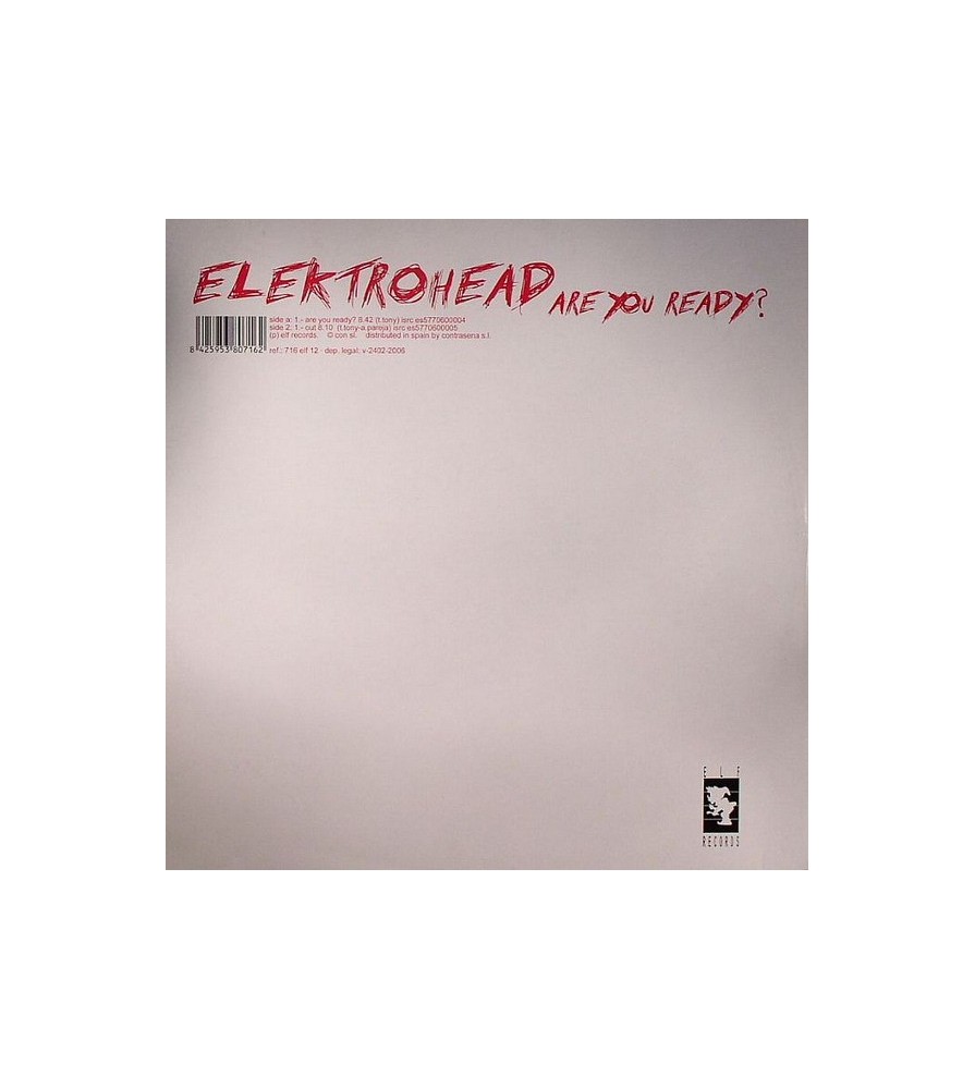 Elektrohead ‎– Are You Ready