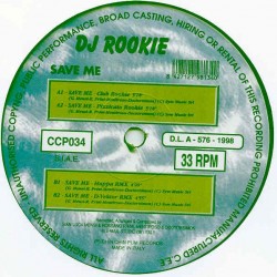 DJ Rookie ‎– Save Me 