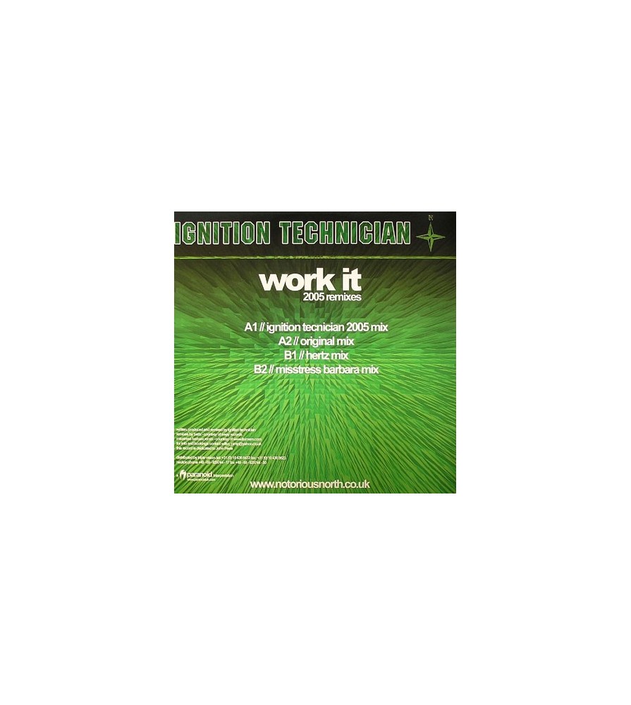 Ignition Technician ‎– Work It (2005 Remixes) 