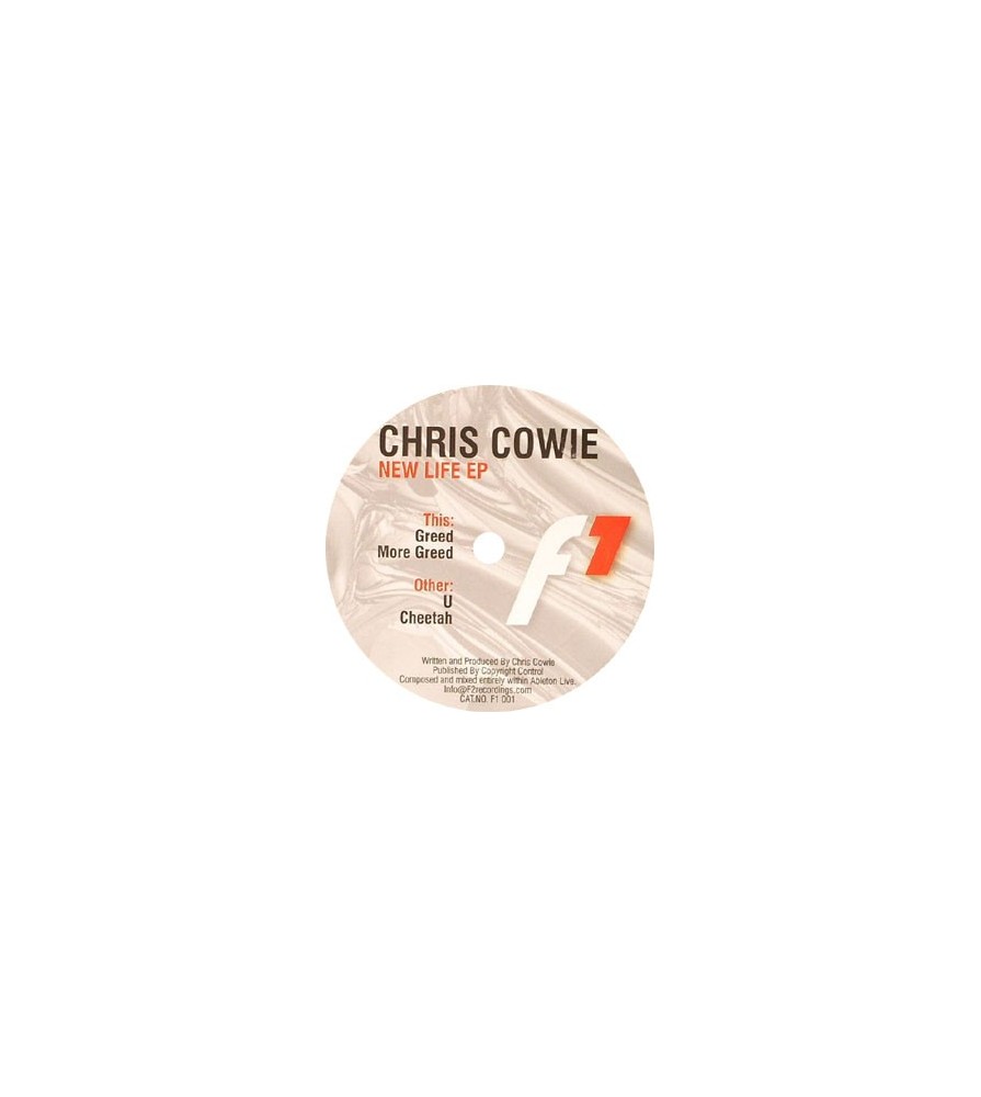 Chris Cowie ‎– New Life EP 