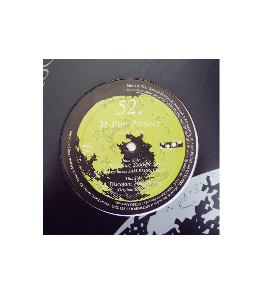 M-Pire Project ‎– Discofanz 2000
