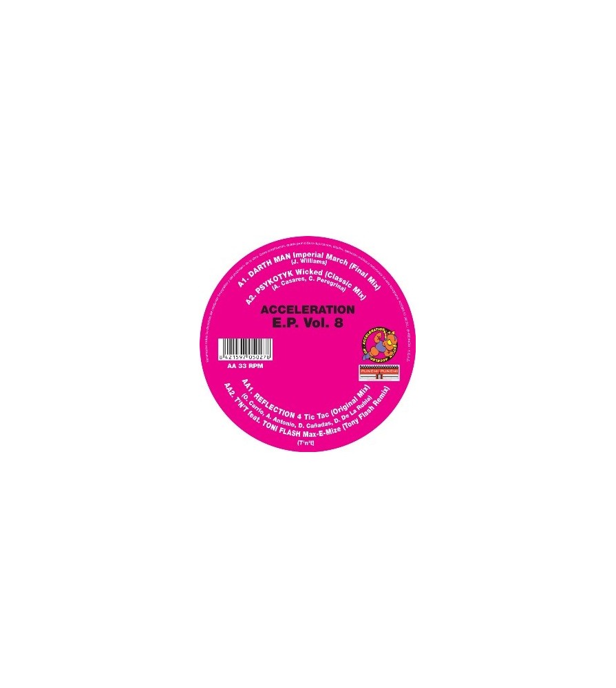  Acceleration E.P. Vol. 8 (INCLUYE IMPERIAL MARCH,PSYKOTYK & EL RELOJ¡¡)