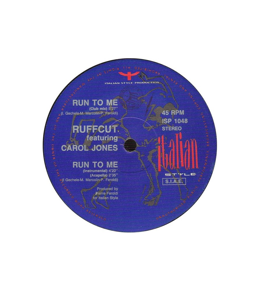 Ruffcut Feat. Carol Jones - Run To Me (IMPORT)