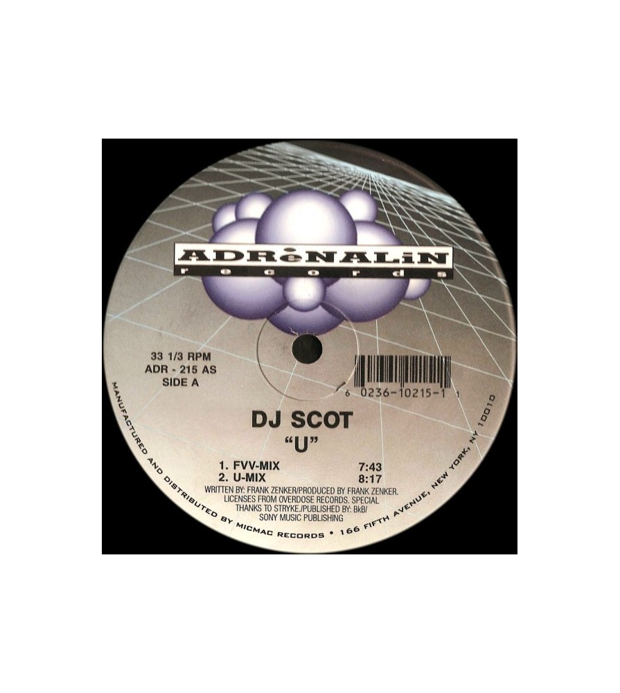 DJ Scot Project ‎– U (EDICION AMERICANA)