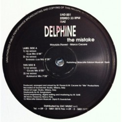 Delphine  ‎– The Mistake (VERSIÓN DEL FAMOSO THE DREAM)