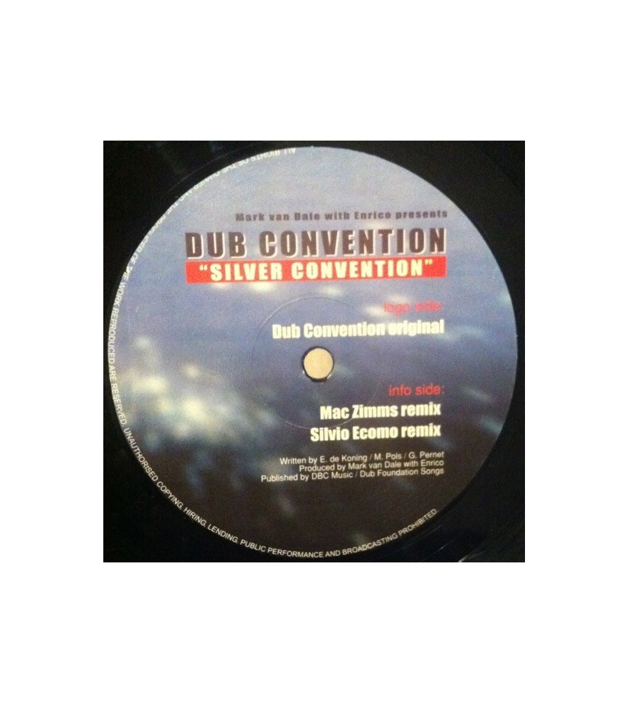 Dub Convention  ‎– Silver Convention (MAC ZIMMS)