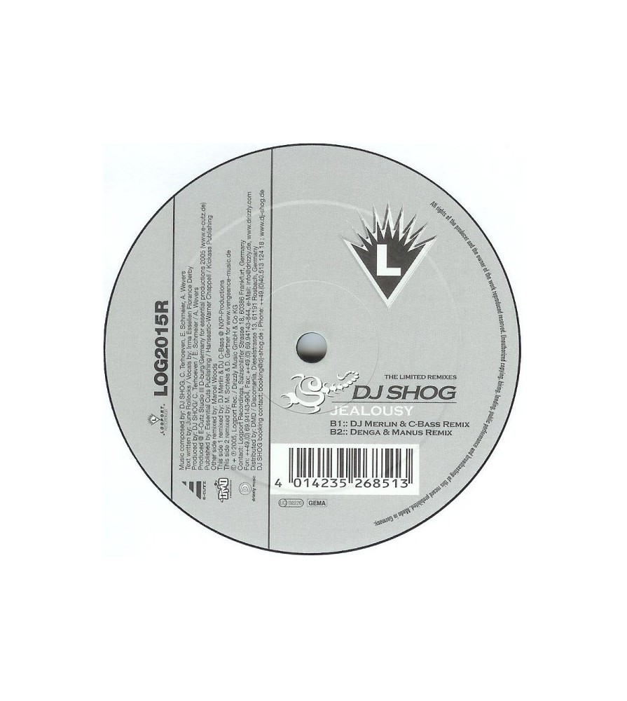 DJ Shog ‎– Jealousy (The Limited Remixes)