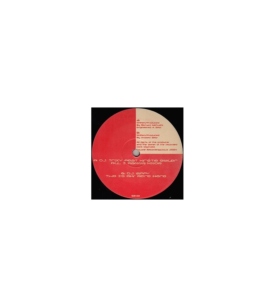 DJ Trixy  ‎– All I Wanna Know / DJ Zippy  -  This Is Why We're Here 