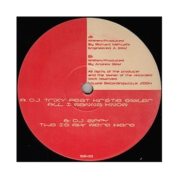 DJ Trixy  ‎– All I Wanna Know / DJ Zippy  -  This Is Why We're Here 