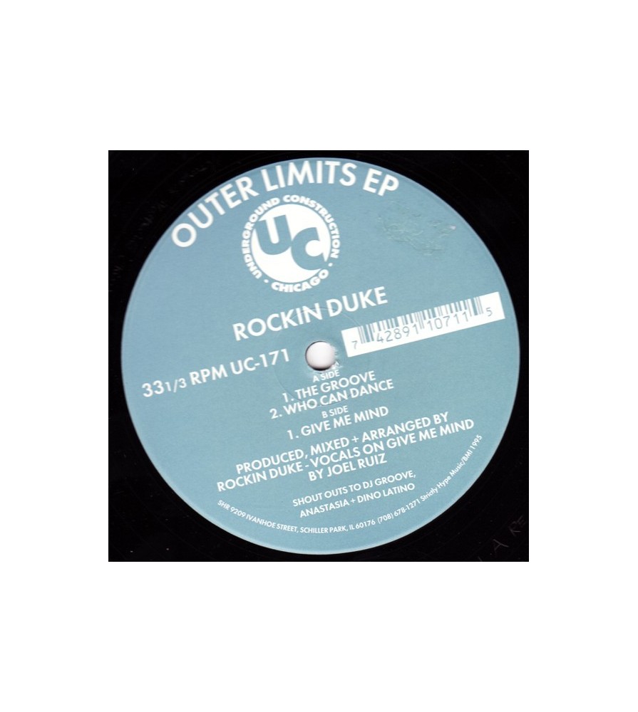 Dave Rockin Duke ‎– Outer Limits EP 