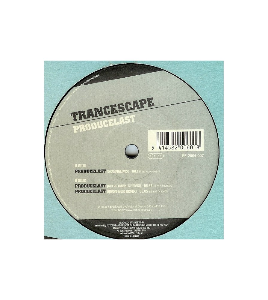 Trancescape ‎– Producelast 