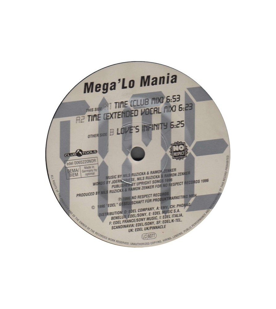 Mega Lo Mania ‎– Time