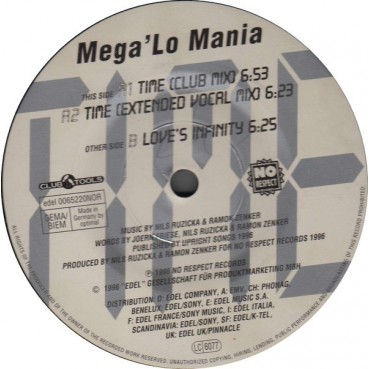 Mega Lo Mania ‎– Time