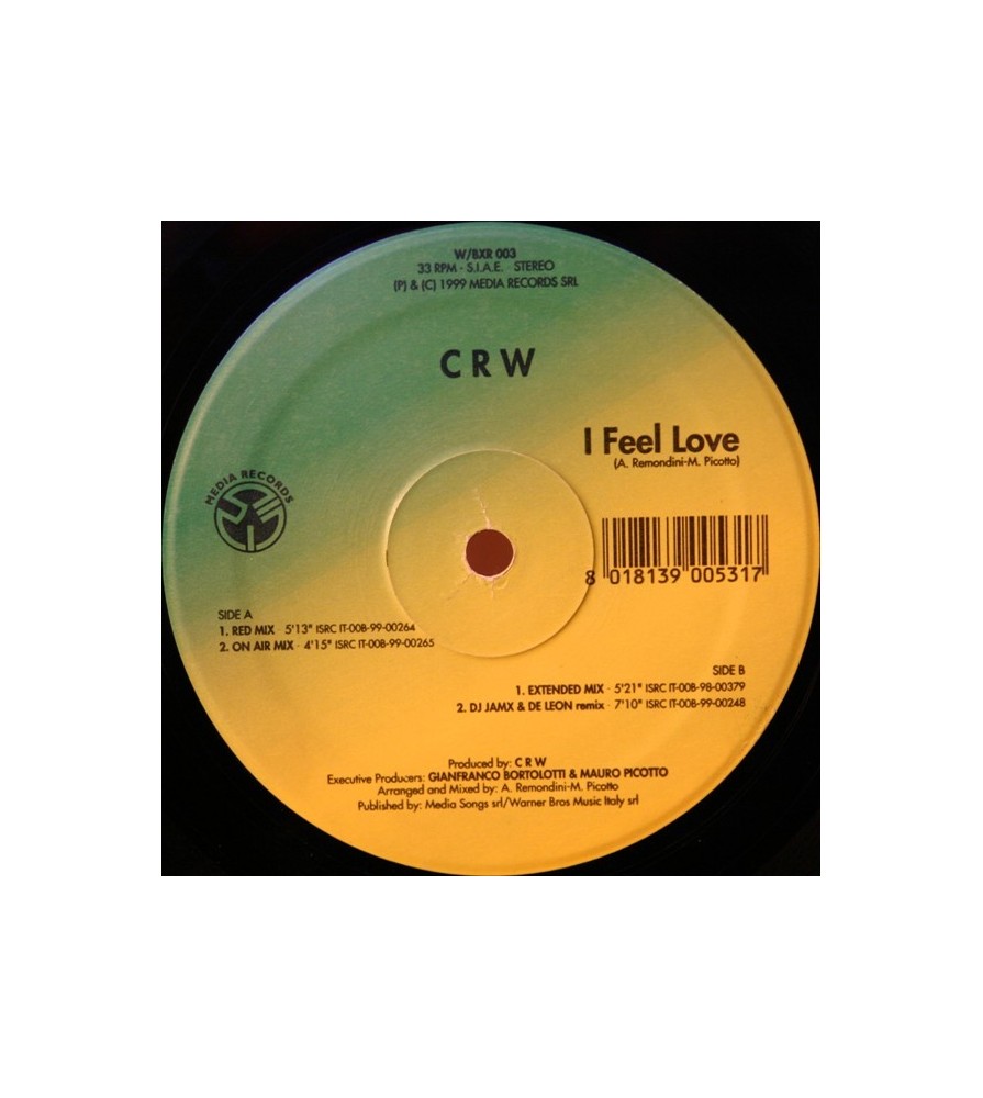 CRW ‎– I Feel Love (MUY BUENO¡¡)