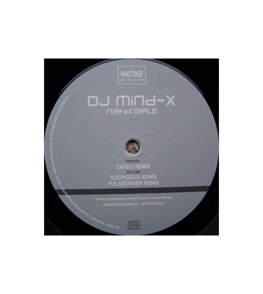 DJ Mind-X ‎– Nightingale 
