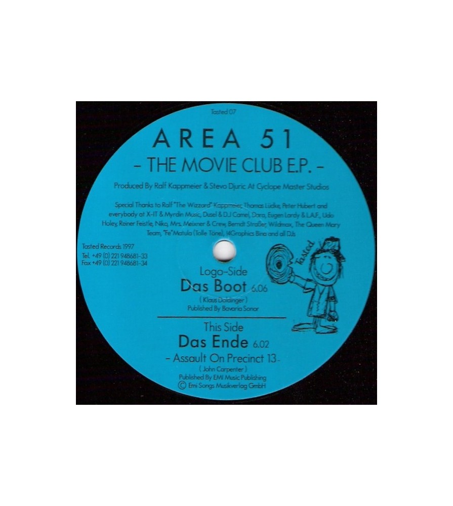 Area 51  ‎– The Movie Club EP (IMPORT)