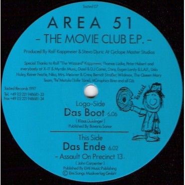 Area 51  ‎– The Movie Club EP (IMPORT)