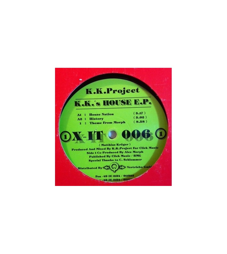 KK Project ‎– K K 's House EP 