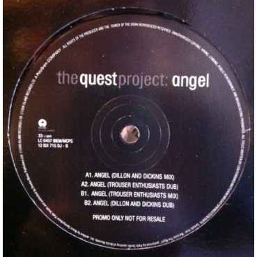The Quest Project ‎– Angel (TROUSER ENTHUSIASTS REMIX)