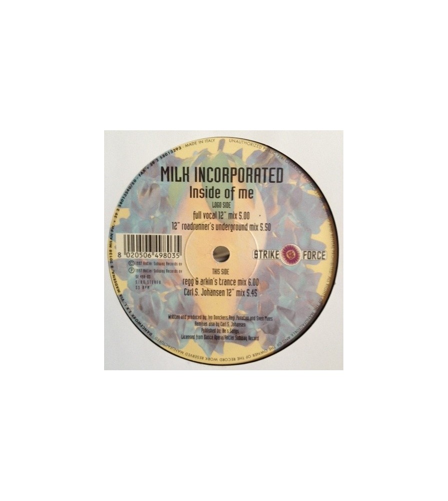  Milk Inc ‎– Inside Of Me (IMPORT ORIGINAL¡¡)