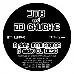  JTB And DJ Chuck-E ‎– Intolerance / El Beso (MELODIÓN¡¡)