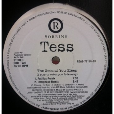 Tess ‎– The Second You Sleep (IMPORT)