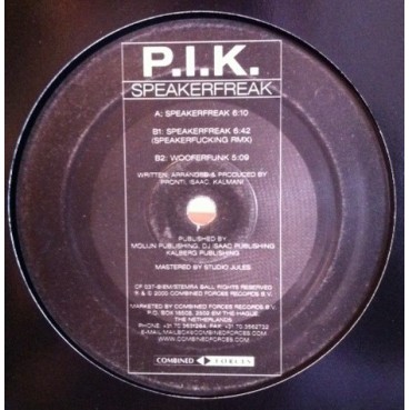 PIK ‎– Speakerfreak (IMPORT)
