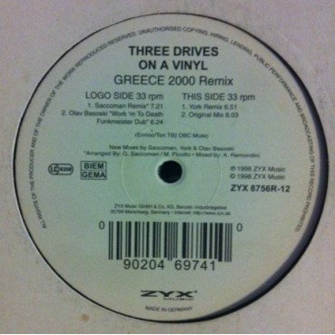 Three Drives On A Vinyl – Greece 2000 (IMPORT.Remix + Original) 
