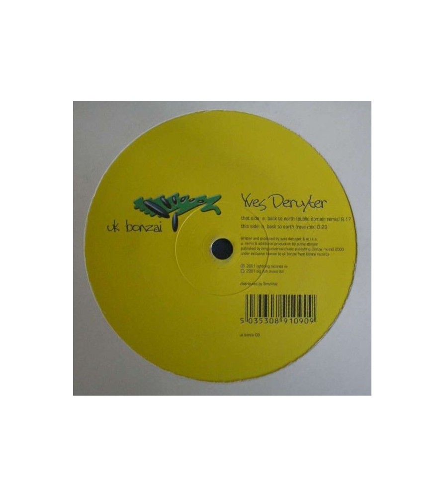 Yves Deruyter - Back To Earth (REMIX UK)