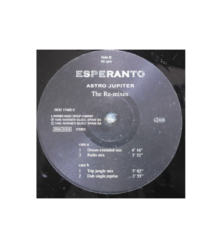 Esperanto ‎– Astro Jupiter The Re-mixes