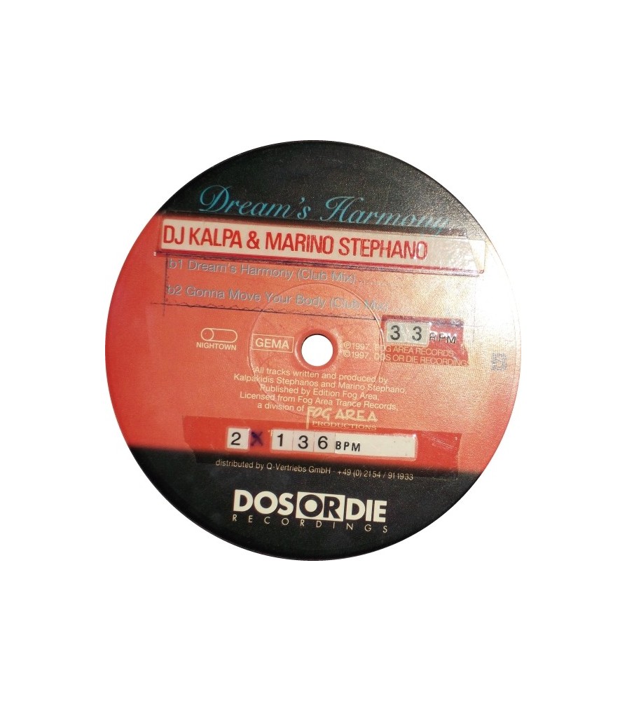 DJ Kalpa & Marino Stephano ‎– Dream's Harmony 