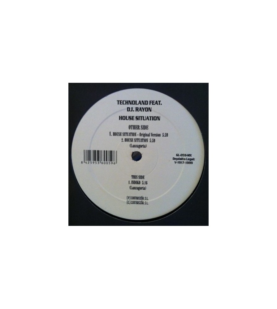 Technoland feat. DJ. Rayon – House Situation (BOMBAZO COLISEUM,AÑO 99¡¡ BUSCADISIMO¡¡)