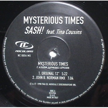 Sash Feat. Tina Cousins - Mysterious Times