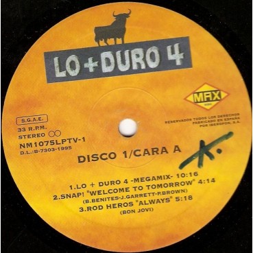 Lo + Duro 4 (INCLUYE ROD HEROS¡¡) Lo + Duro 4 (INCLUYE ROD HEROS¡¡)