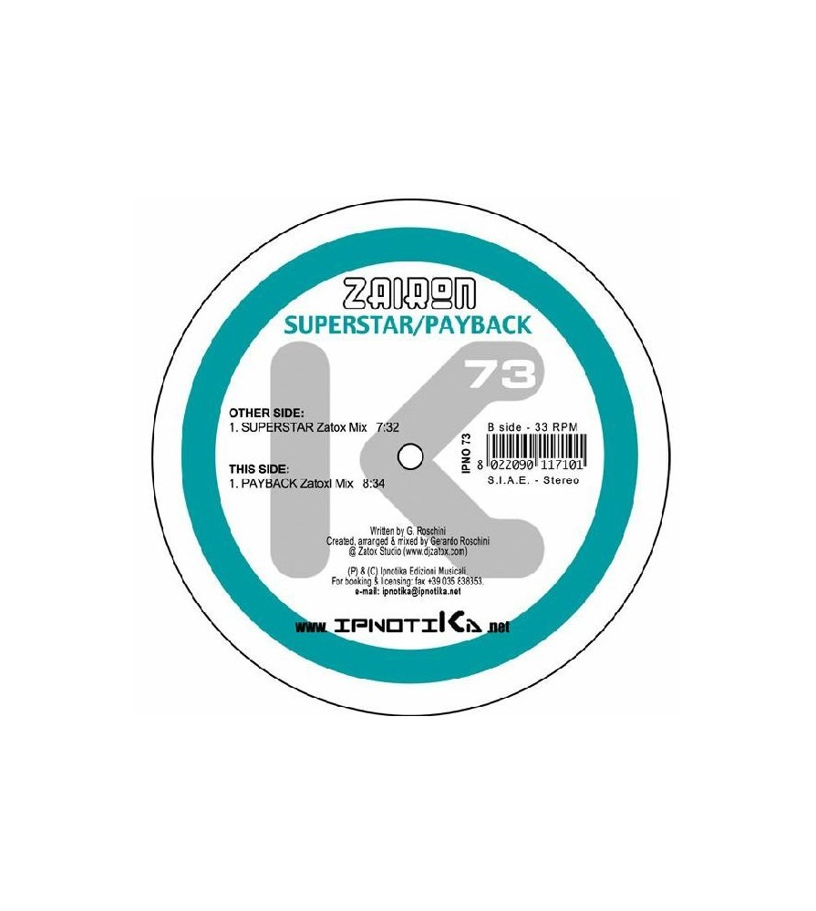 Zairon - Superstar / Payback