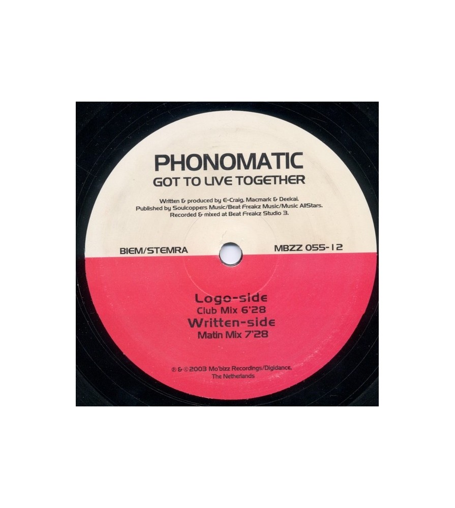 Phonomatic ‎– Got To Live Together 