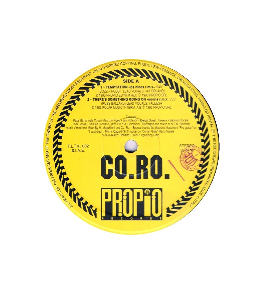 CORO ‎– Temptation