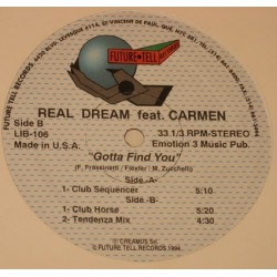 Real Dream Feat. Carmen ‎– Gotta Find You