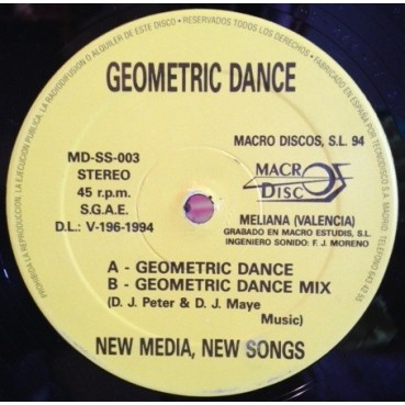 New Media, New Songs ‎– Geometric Dance