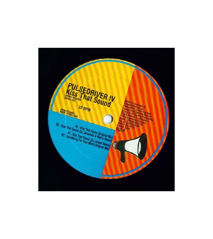 Pulsedriver IV  ‎– Kiss That Sound (EDICIÓN HOLANDESA)