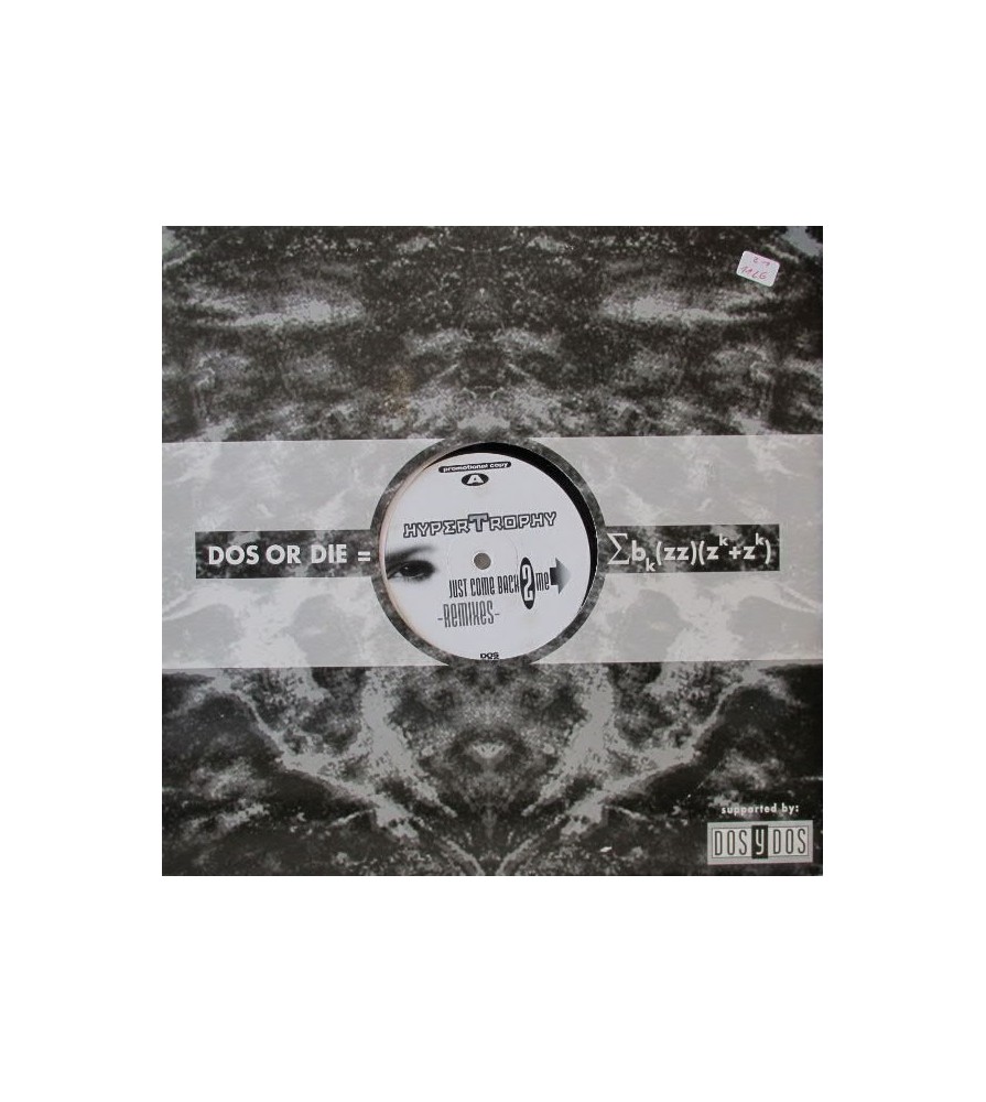 Hypertrophy ‎– Just Come Back 2 Me (Remixes)