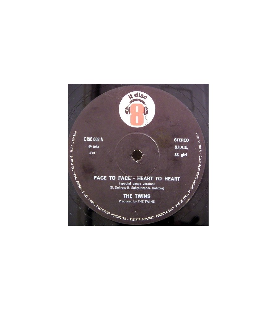 The Twins ‎– Face To Face - Heart To Heart