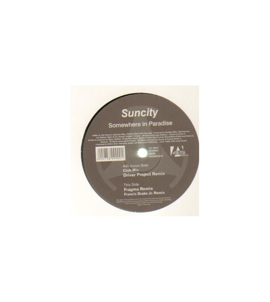 Suncity ‎– Somewhere In Paradise