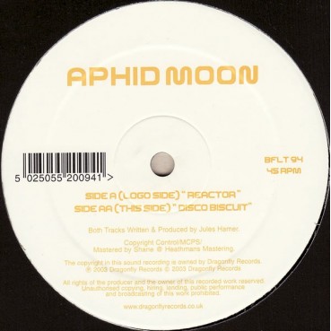 Aphid Moon ‎– Reactor / Disco Biscuit 