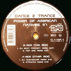 Dance 2 Trance ‎– Power Of American Natives 98 (IMPORT)